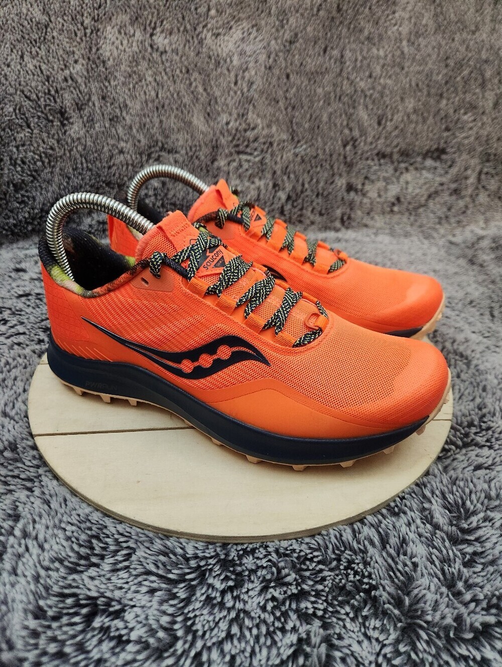 Saucony Peregrine 12 Womens Size 8 Campfire Story Orange Running Shoes